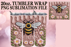 Joyful escapes 20oz tumbler wrap, Bee Quote Product Image 1