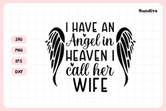 Heartfelt Memorial Quote SVG | I Call Her Wife Product Image 3
