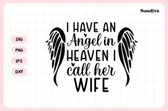 Heartfelt Memorial Quote SVG | I Call Her Wife Product Image 3