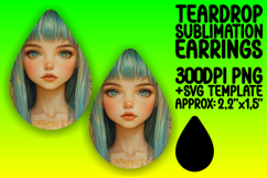 Unique Teardrop Design for Sublimation , Fairy Product Image 1