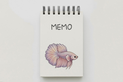 Cute Betta Fish Marine Animal Freshwater Fish PNG Summer Product Image 5