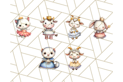 Princess Animal PNG Clipart with Crowns &amp; Royal Accessories Product Image 8