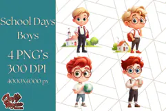 Boy Teacher Clipart PNG, Cute Male Teacher Illustration Product Image 1