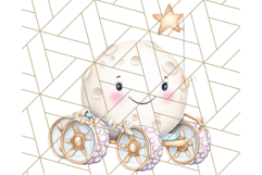 Kawaii Space Vehicles Clipart PNG, Cute Sci-Fi Tech Clip Art Product Image 4