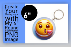 Vibrant Circle Design Car Coaster PNG , 3D Emoji Product Image 1