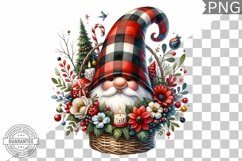 Christmas Gnome Sublimation - Clipart PNG Bundle Product Image 10