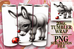 TIMELESS MOMENTS 20oz TUMBLER WRAP, Cute Animals Product Image 1