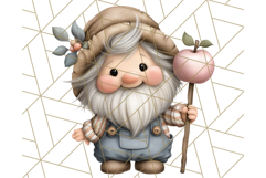 Fall Gnome Clipart PNG Cute Thanksgiving Gnomes Product Image 4