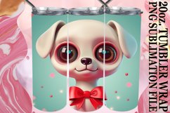 Winter 3D Christmas Tumbler Wrap Design 20oz Product Image 1