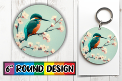 Blissful Round Coasters for Gifts, Birds Product Image 1
