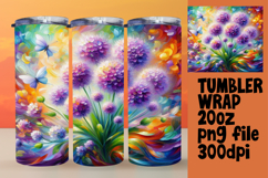 CUSTOM 20oz Tumbler Template for Gifts , Flowers Product Image 1