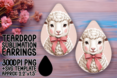 Cute Teardrop Design for DIY Projects , Valenines Animals Product Image 1