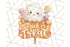 Halloween Neighborhood Clipart PNG for Trick or Treat Product Image 4