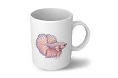 Cute Betta Fish Marine Animal Freshwater Fish PNG Summer Product Image 6