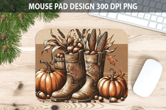 Boots Mouse pad Sublimation - Thanksgiving PNG Design Product Image 1