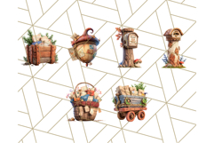52 Forest Mail Delivery Clipart PNG, Animal Post Office PNG Product Image 8