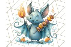 Midnight Monster Camp Out Clipart PNG, Halloween Png Product Image 4