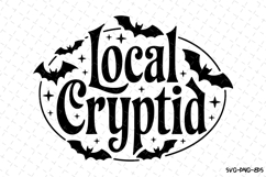 Local Cryptid Svg | Halloween Svg | Svg Cut Files Product Image 1