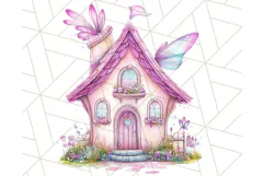 Pastel Fairy Clip Art PNG With Glitter, Rainbow Fairy Png Product Image 4