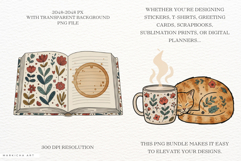 Spring Coffee Time Clipart Product Image 2