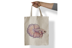 Cute Betta Fish Marine Animal Freshwater Fish PNG Summer Product Image 7