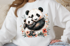 Mothers Day Animals Clipart PNG Product Image 1