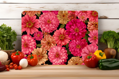 Zinnia Flower Cutting Board | Cutting Board png Product Image 3
