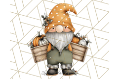 Thanksgiving Gnome Clipart PNG Cute Fall Gnomes, Gnome Png Product Image 4
