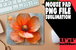 Radiant Blossoms: Sublimation Mouse Pad Designs Art PNG Product Image 1