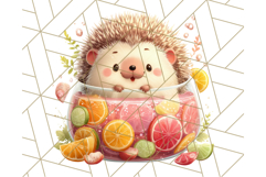 Tropical Fruit Party Animals PNG Clipart, Cute Summer Animal Product Image 4