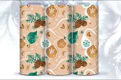 4 Christmas Seamless Tumbler Wrap 20 oz Product Image 5