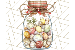Coastal Cottagecore Summer Clipart PNG, Beachy Calm Vibes Product Image 4