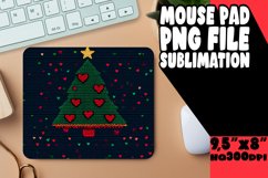 Blissful Mouse Mat Sublimation PNG, Holiday Product Image 1