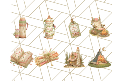 Camping Icons Clipart PNG, Adventure Outdoors Clip Art Product Image 4