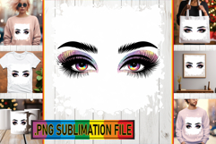 Playful PNG TSHIRT Magic, Woman Eyes Product Image 1