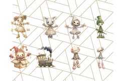 Possessed Toys Clipart 56 PNG Haunted Doll Characters Product Image 4