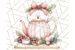 Christmas Cottagecore Kitchen Clipart PNG, Holiday Decor Product Image 4