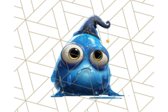 Slime Monster Clipart, Colorful Goo Graphics Png Product Image 4