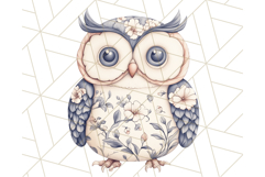 Blue Floral Stuffed Animal Clipart PNG, Cute Stuffed Animals Product Image 4