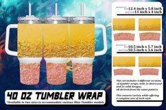 Dazzling Leopard Bloom Sublimation 40oz Product Image 1