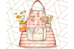 Cottagecore Kitchen Mixer, Apron PNG Clipart, Retro Floral Product Image 4