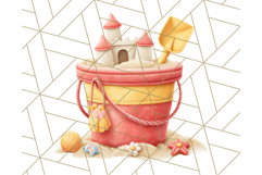 Strawberry Red Lemon Yellow Summer Clipart PNG, Summer Icons Product Image 4