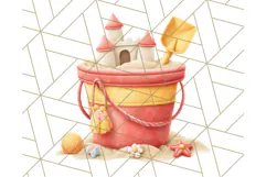 Strawberry Red Lemon Yellow Summer Clipart PNG, Summer Icons Product Image 4