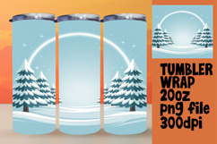 VIBRANT 20oz PNG Tumbler Wrap , Christmas Product Image 1