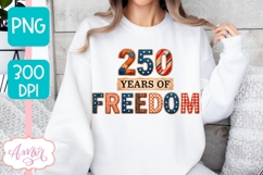 USA 250 Years Anniversary Sublimation, Patriotic shirt PNG Product Image 2