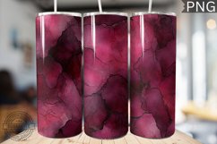 Burgundy Alcohol Ink Tumbler Wrap - High Quality 300 Dpi Product Image 1