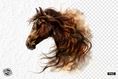 Summer Rustic Horses Clipart Product Image 1
