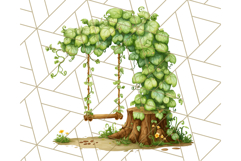Cute Safari Animal Clipart with Jungle Accessories Png Product Image 4