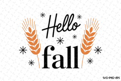 Hello Fall Svg | Halloween Svg | Svg Cut Files Product Image 1