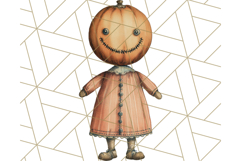 Vintage Halloween PNG Clipart, 1950s Retro Graphics Clip Art Product Image 4
